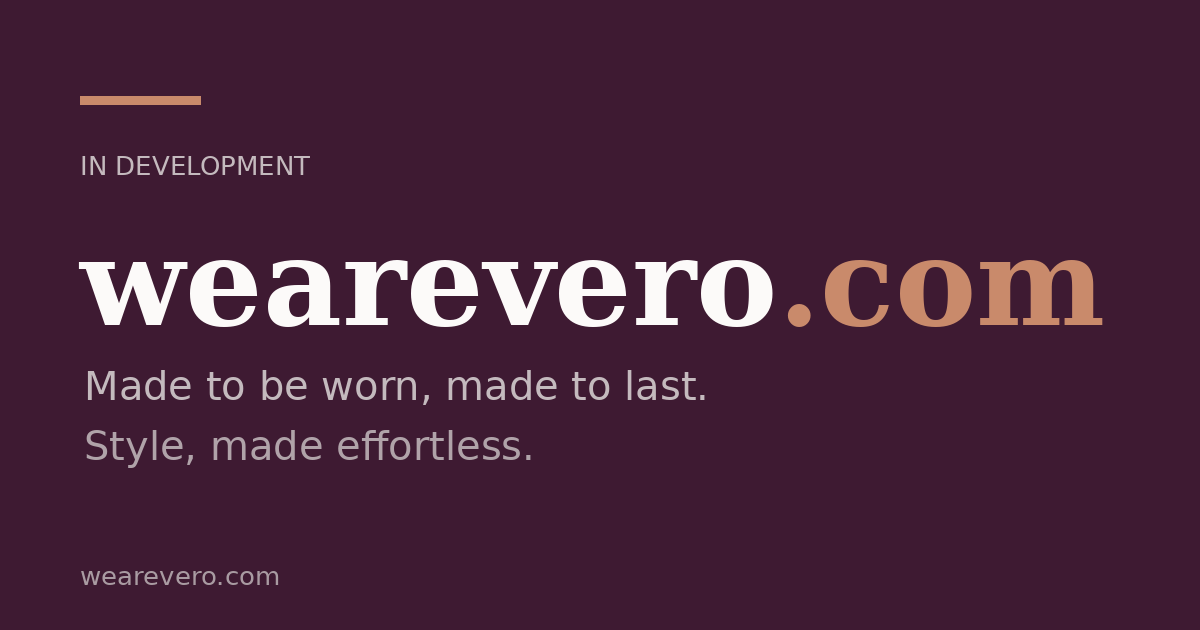 Link preview image for wearevero.com